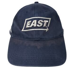 East Genesis Slideback Baseball Cap Blue OS Adjustable Embroidered Headtotoe